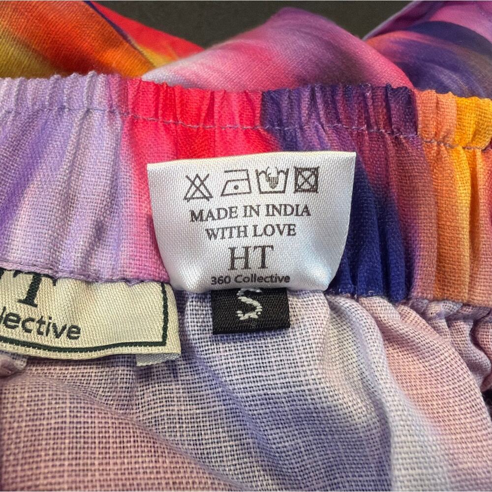HT 360 Collective Drawstring Shorts, Women’s Small, Multicolor Abstract Print - Picture 4 of 4